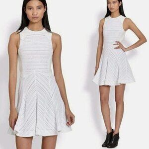 Rag & Bone White Basha Sleeveless Burnout Dress (size 12)